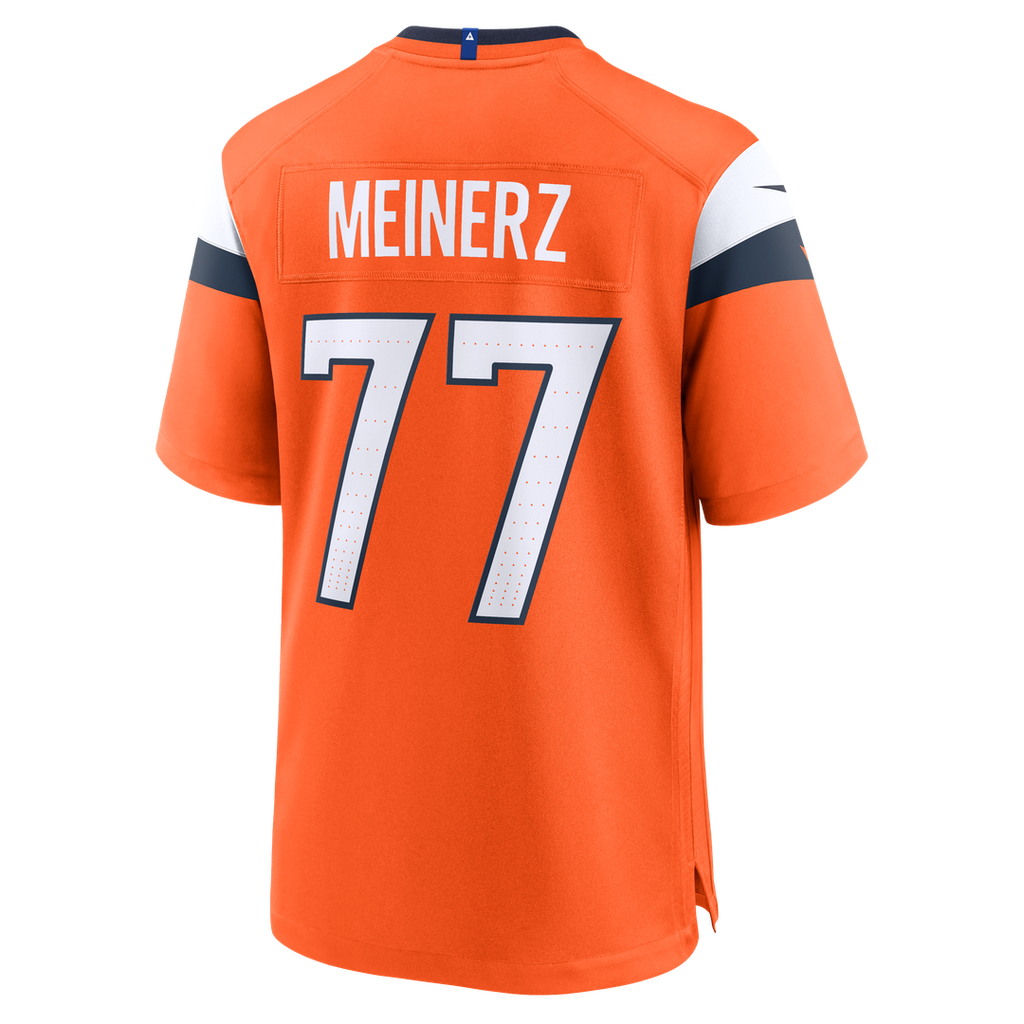Men's Denver Broncos Quinn Meinerz Nike  Orange Team Game Jersey