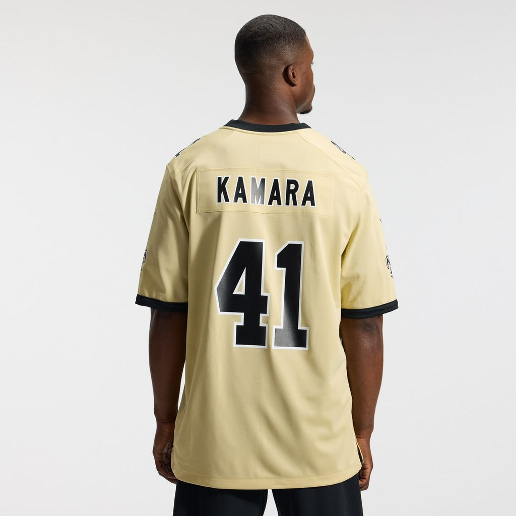 Men's New Orleans Saints Alvin Kamara Nike Gold Gameday Golds Alternate Game Player Jersey