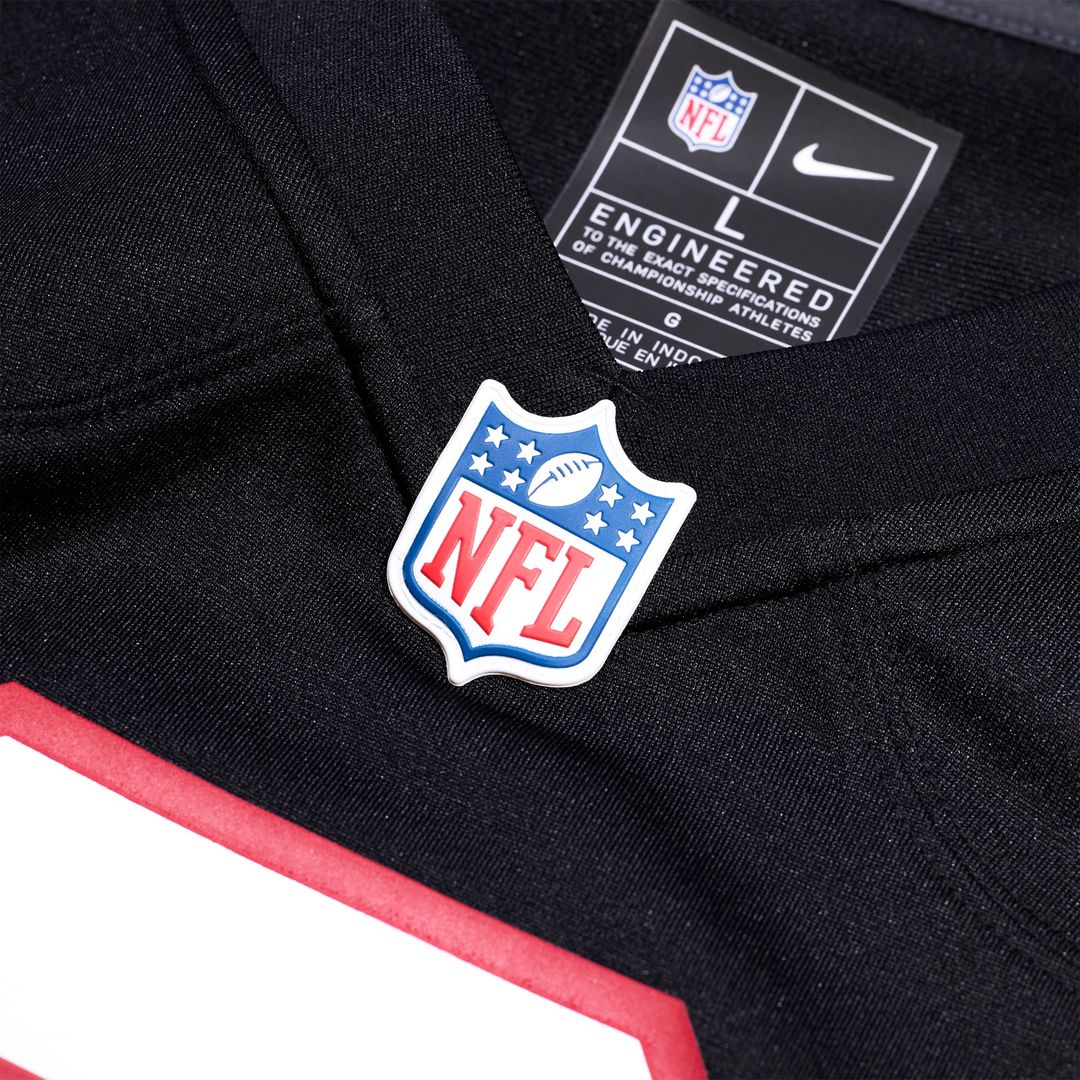 Men's Atlanta Falcons Deion Sanders Nike Black Retired Player Alternate Game Jersey