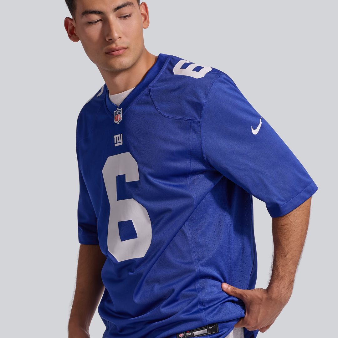 Men's New York Giants Jaxson Dart Nike Red Alternate Century Red Game Jersey