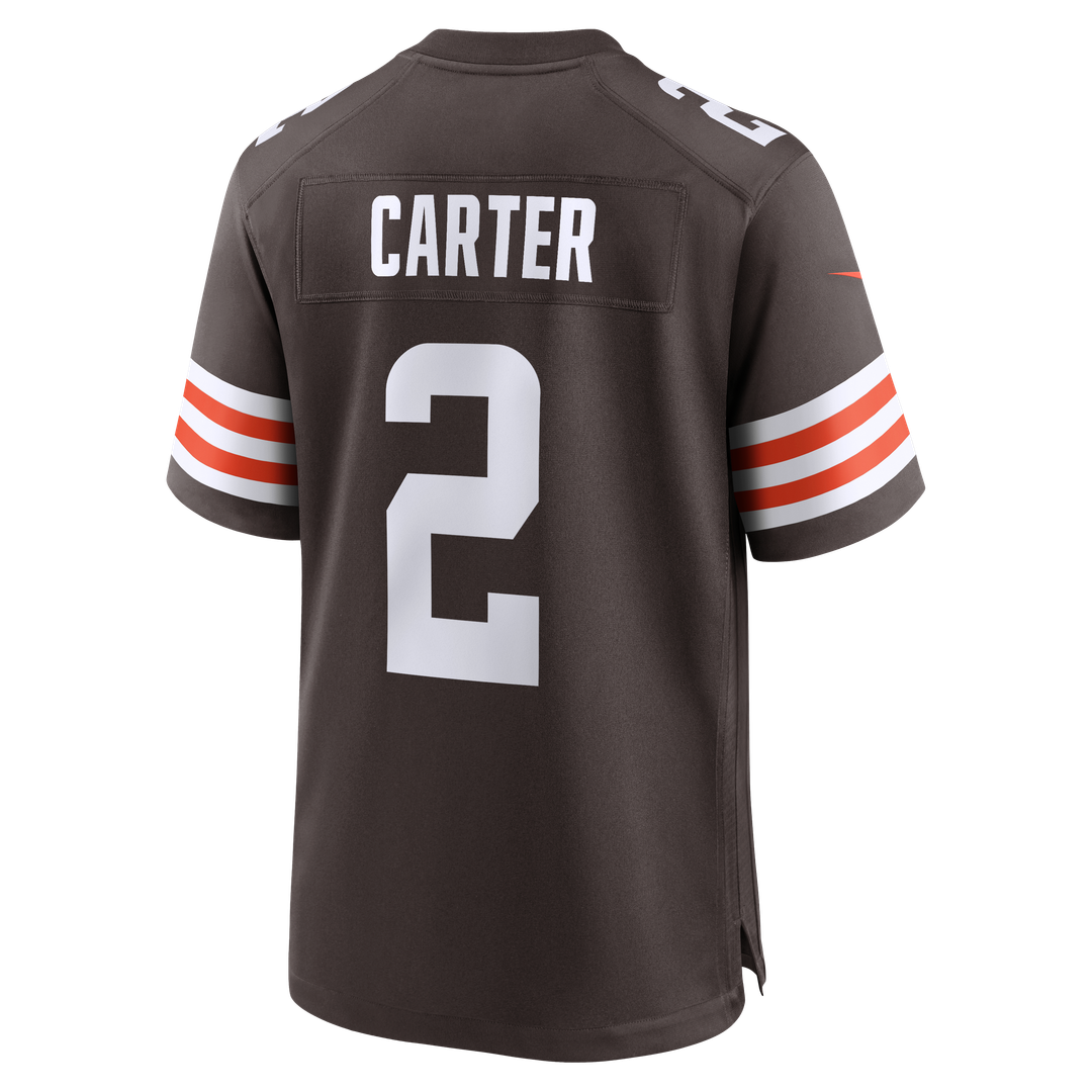 Men's Cleveland Browns DeAndre Carter Nike  Brown Team Game Jersey