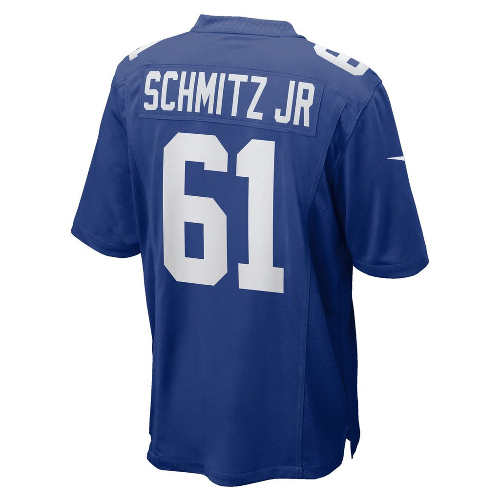Men's New York Giants John Michael Schmitz Jr. Nike  Royal Team Game Jersey