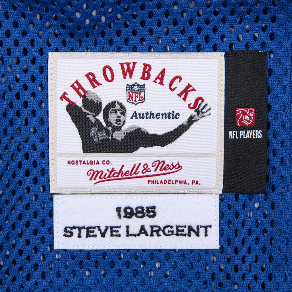 Men's Seattle Seahawks 1985 Steve Largent Mitchell & Ness Royal Authentic Throwback Retired Player Jersey