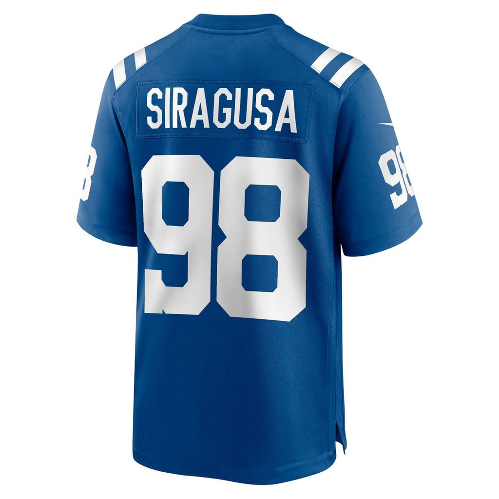 Men's Indianapolis Colts Tony Siragusa Nike Blue Retired Player Alternate Game Jersey