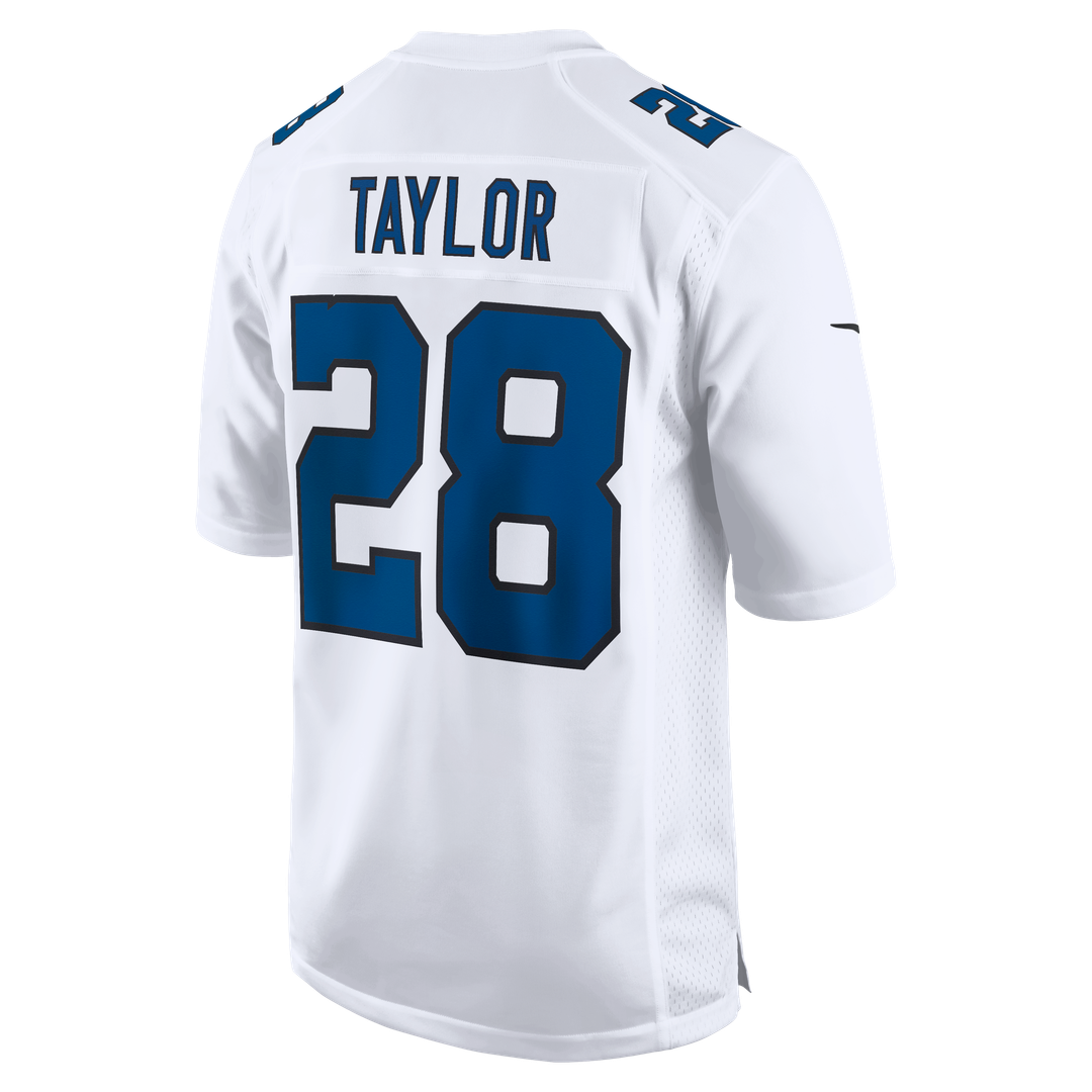 Men's Indianapolis Colts Jonathan Taylor Nike Tundra White Fashion Game Jersey