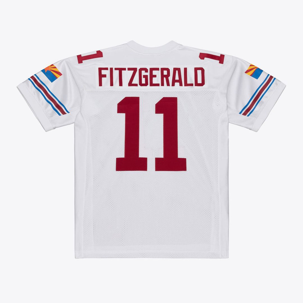 Arizona Cardinals Larry Fitzgerald Mitchell & Ness White Big & Tall 2004 Legacy Retired Player Jersey