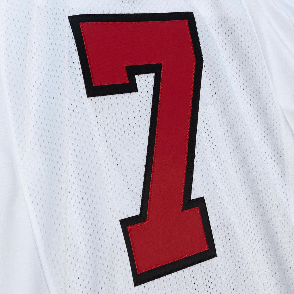 Men's Atlanta Falcons 2003 Michael Vick Mitchell & Ness Red Authentic Throwback Retired Player Jersey