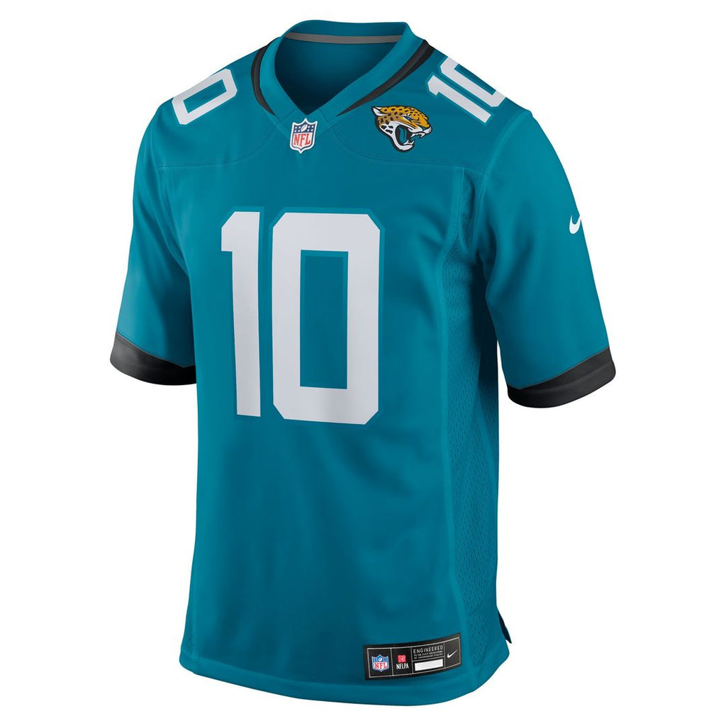 Men's Jacksonville Jaguars Carter Bradley Nike  Teal Team Game Jersey