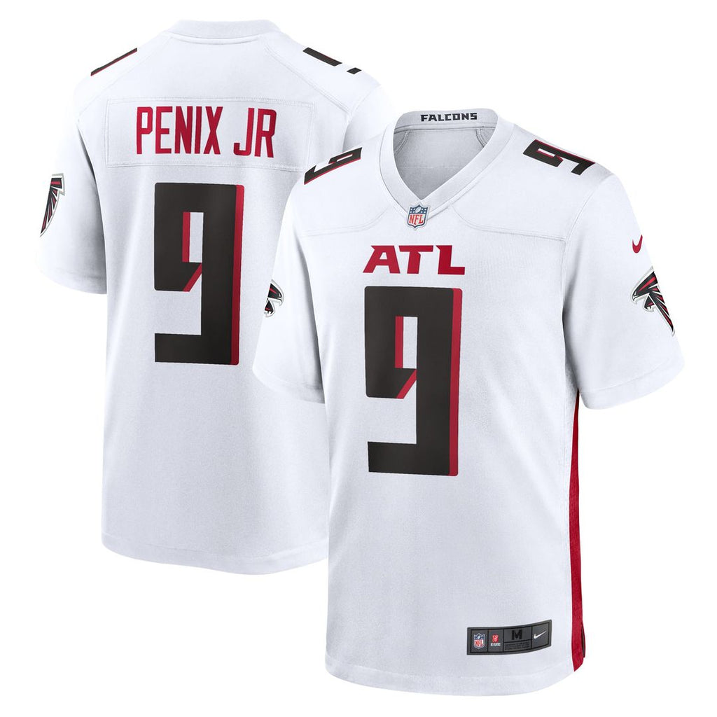 Men's Atlanta Falcons Michael Penix Jr. Nike  White Game Jersey