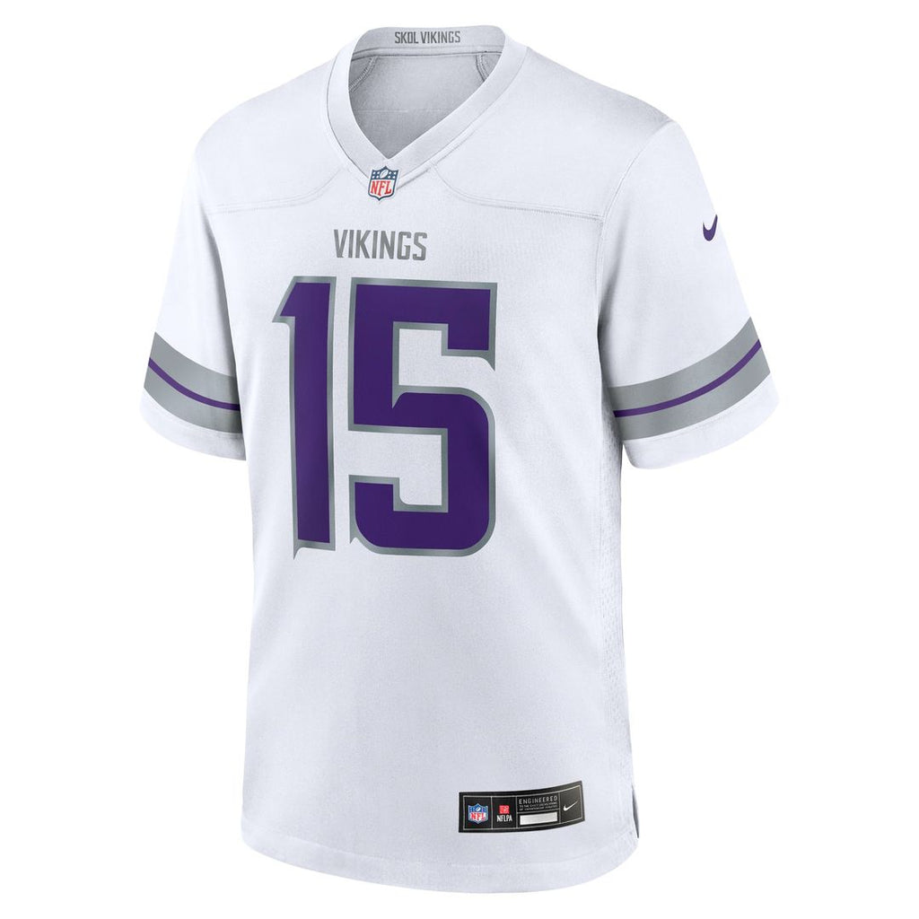 Men's Minnesota Vikings Dallas Turner Nike  Purple  Game Jersey