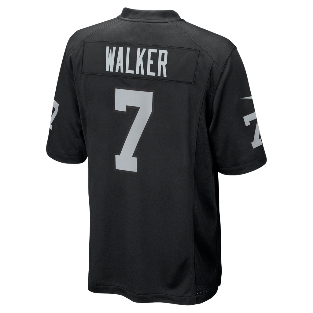 Men's Las Vegas Raiders Quay Walker Nike  Black Team Game Jersey