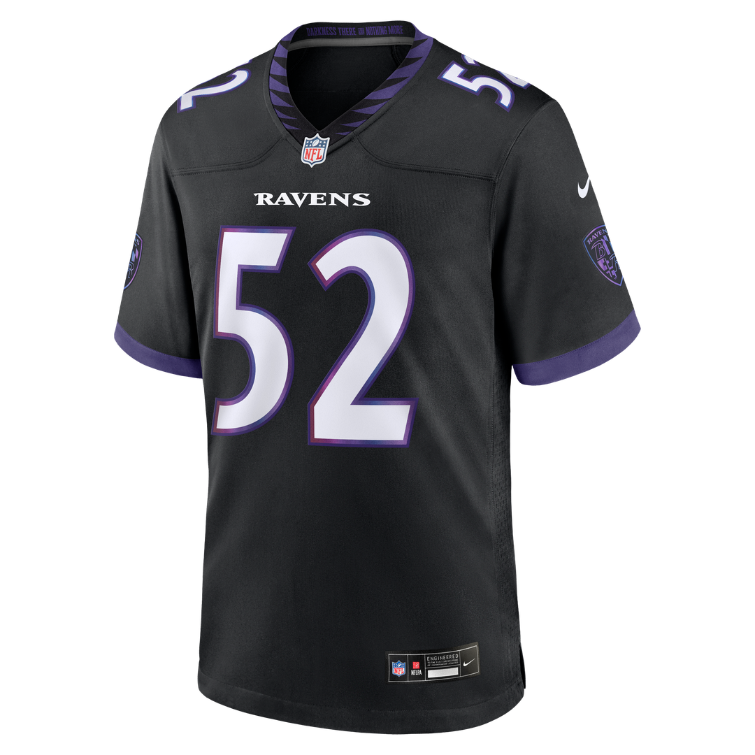 Men's Baltimore Ravens Ray Lewis Nike Black Alternate Retired Player Game Jersey