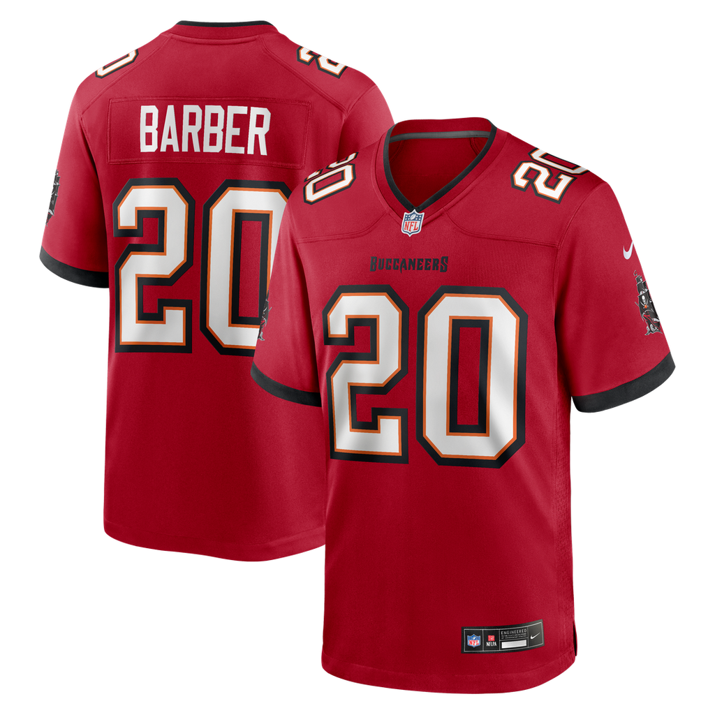 Men's Tampa Bay Buccaneers Ronde Barber Nike Red Game Retired Player Jersey