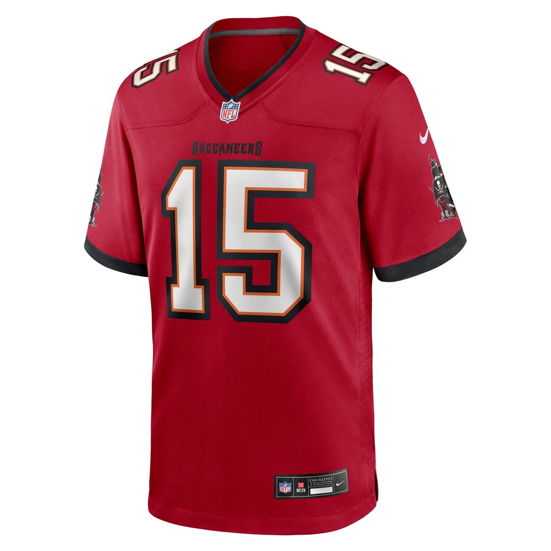 Men's Tampa Bay Buccaneers Tez Johnson Nike  Red Team Game Jersey
