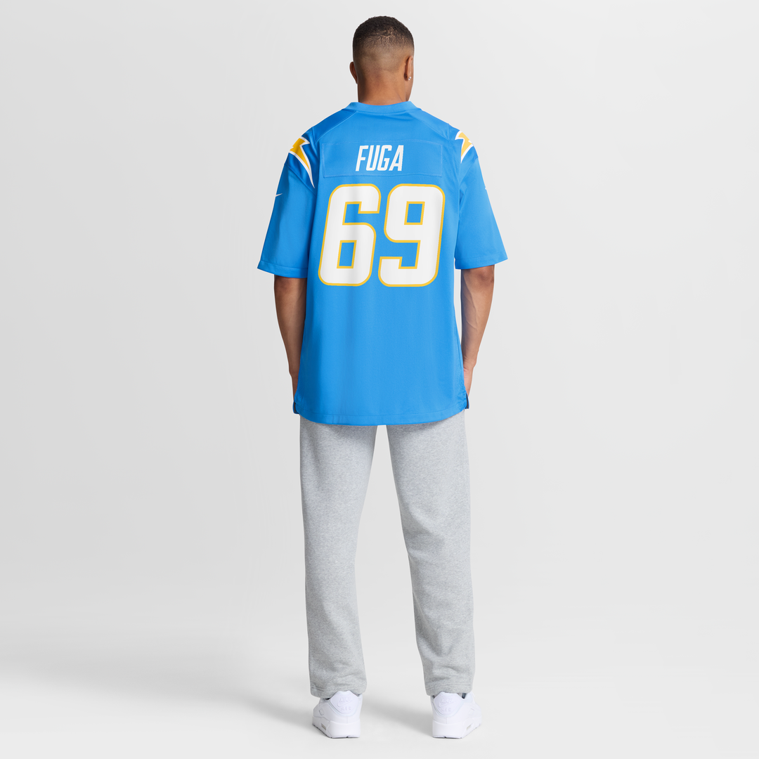 Men's Los Angeles Chargers Josh Fuga Nike  Powder Blue Team Game Jersey