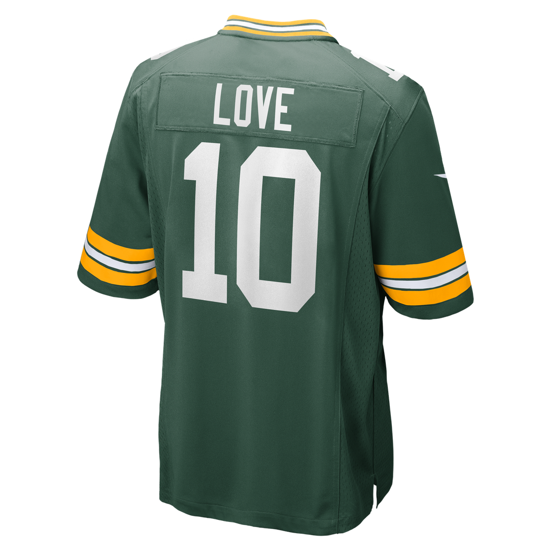 Men's Green Bay Packers Jordan Love Nike Green Player Game Jersey