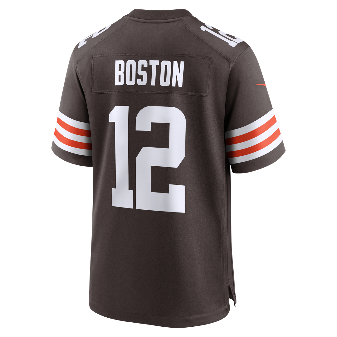 Men's Cleveland Browns Denzel Boston Nike Brown Game Jersey