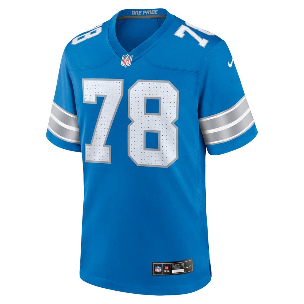 Men's Detroit Lions Ben Bartch Nike  Blue Team Game Jersey