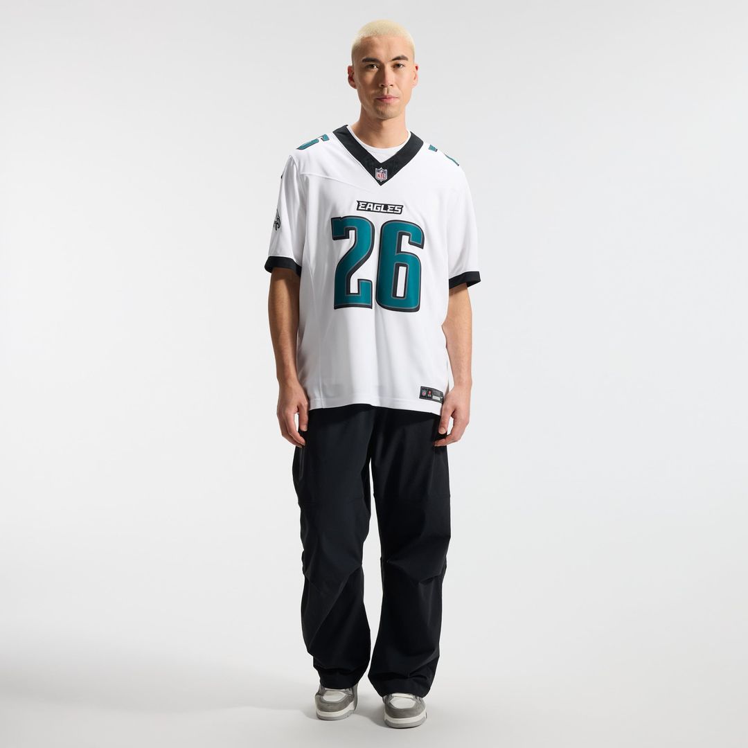 Men's Philadelphia Eagles Saquon Barkley Nike Kelly Green Alternate Vapor F.U.S.E. Stitched Limited Jersey