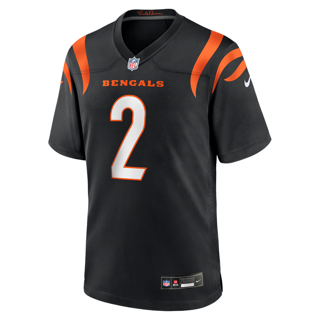 Men's Cincinnati Bengals Evan McPherson Nike Black Game Jersey