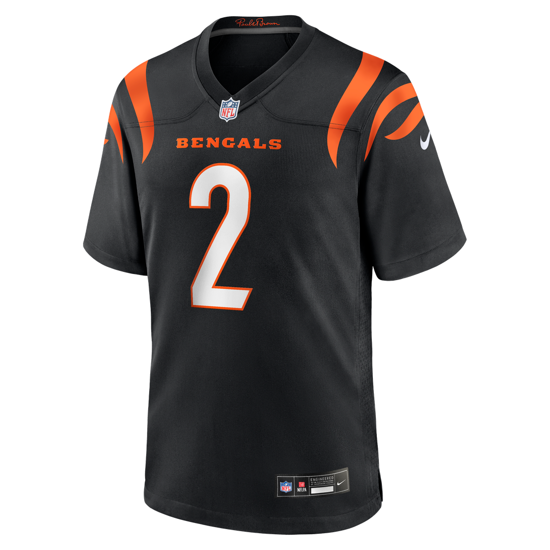 Men's Cincinnati Bengals Evan McPherson Nike Black Game Jersey