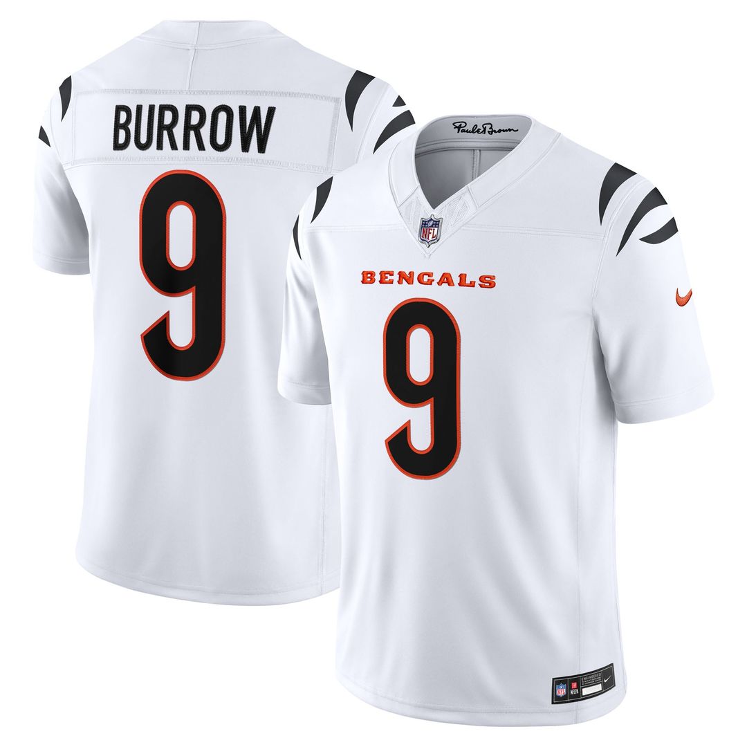 Men's Cincinnati Bengals Joe Burrow Nike Black Team Vapor F.U.S.E. Stitched Limited Jersey
