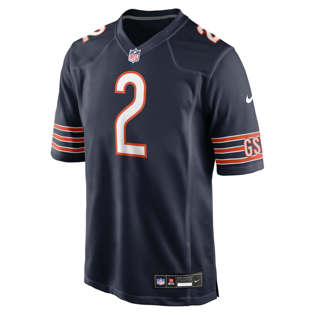 Men's Chicago Bears Coby Bryant Nike  Navy Team Game Jersey