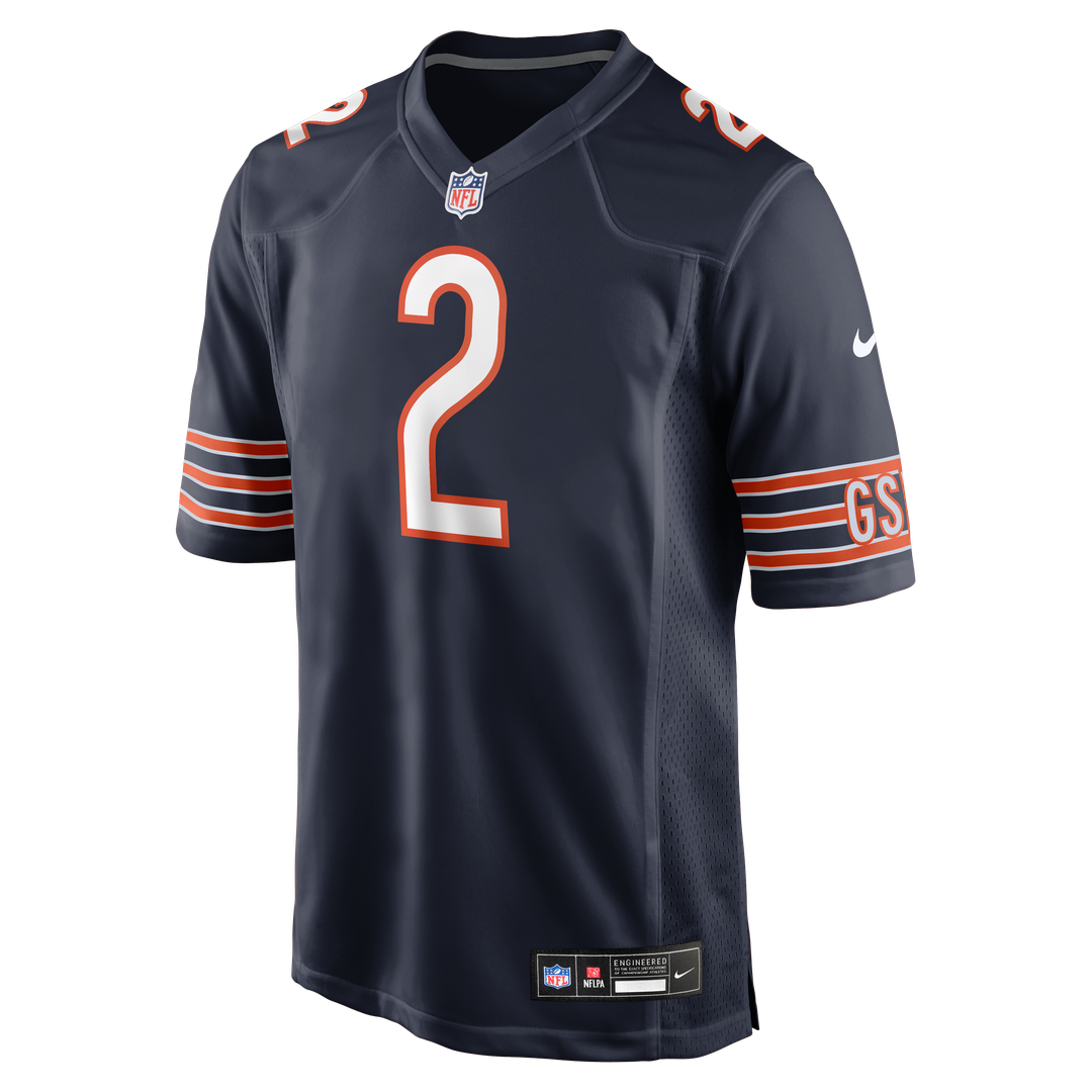 Men's Chicago Bears Coby Bryant Nike  Navy Team Game Jersey