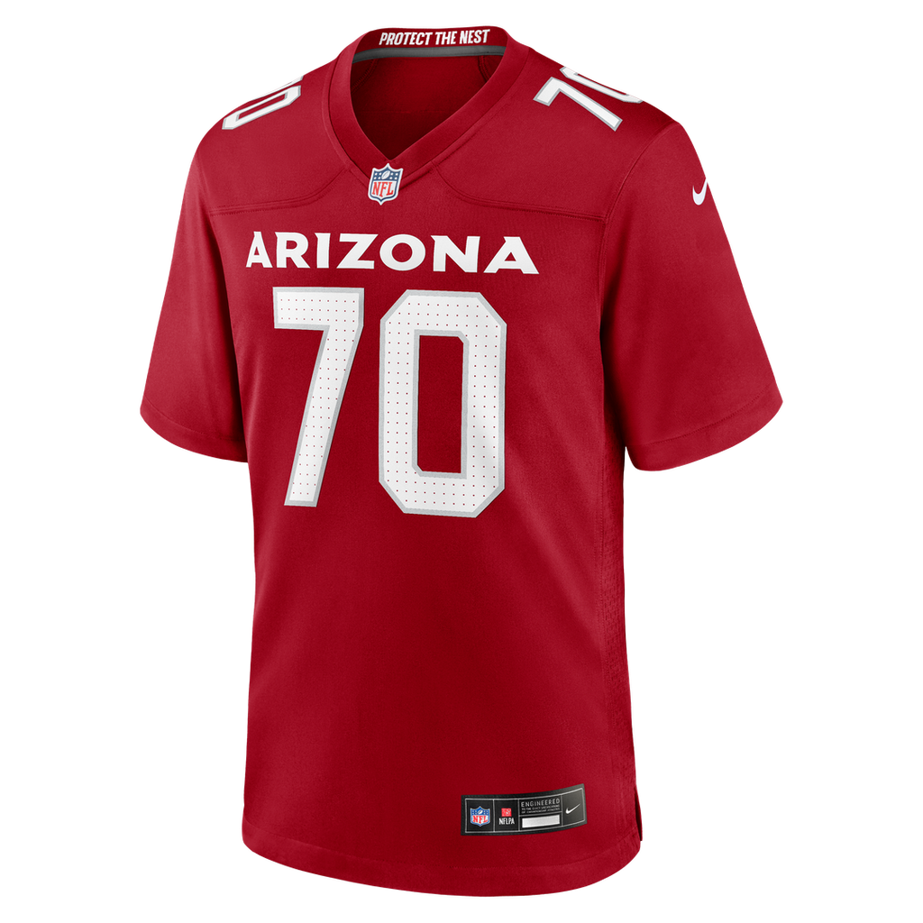 Men's Arizona Cardinals Paris Johnson Jr. Nike Cardinal  Game Jersey