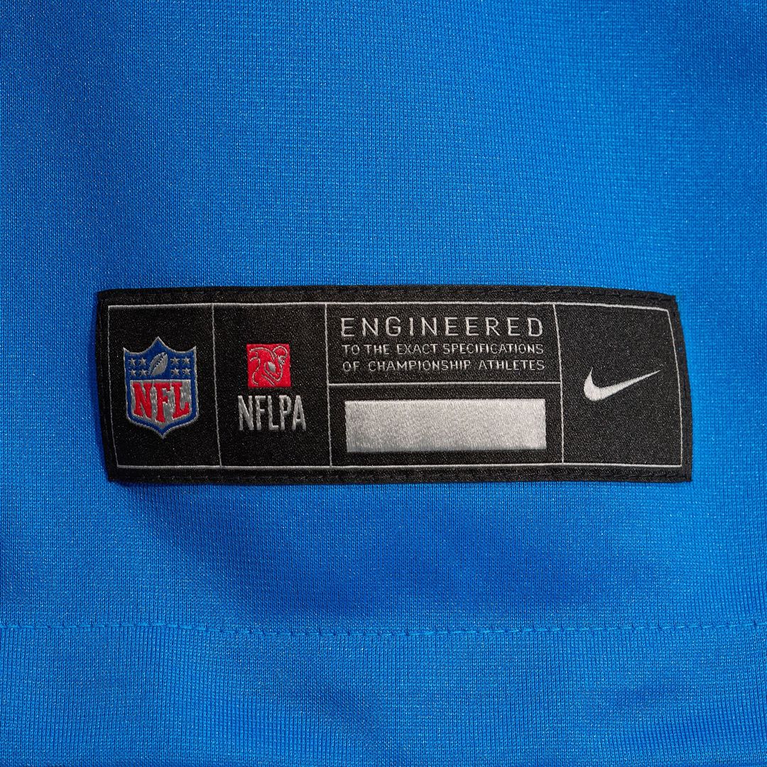 Men's Detroit Lions Brock Wright Nike  Blue Team Game Jersey