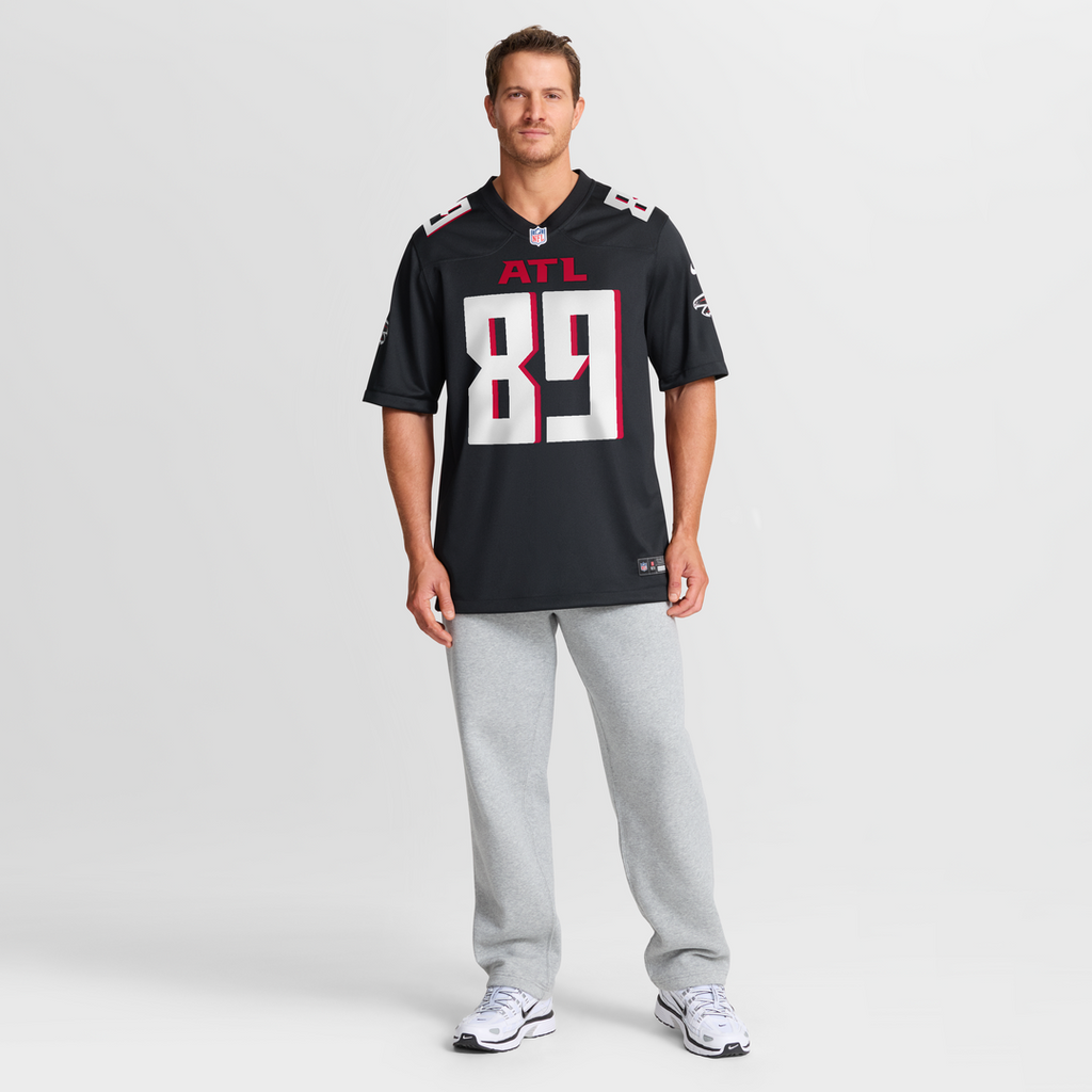 Men's Atlanta Falcons Charlie Woerner Nike  Black  Game Jersey