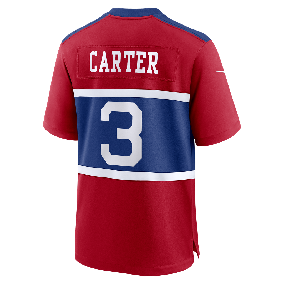 Men's New York Giants Abdul Carter Nike  White  Game Jersey