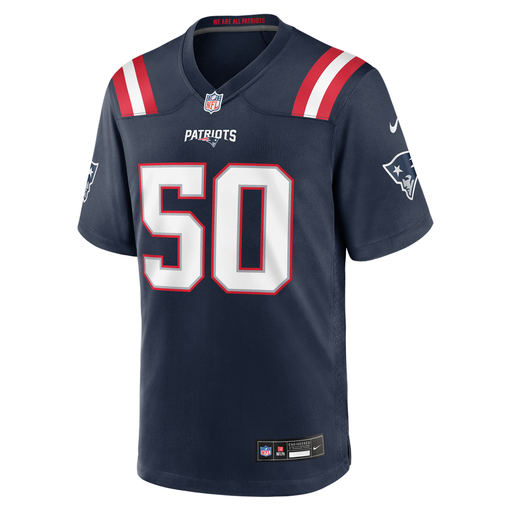 Men's New England Patriots Mike Vrabel Nike Navy Game Retired Player Jersey