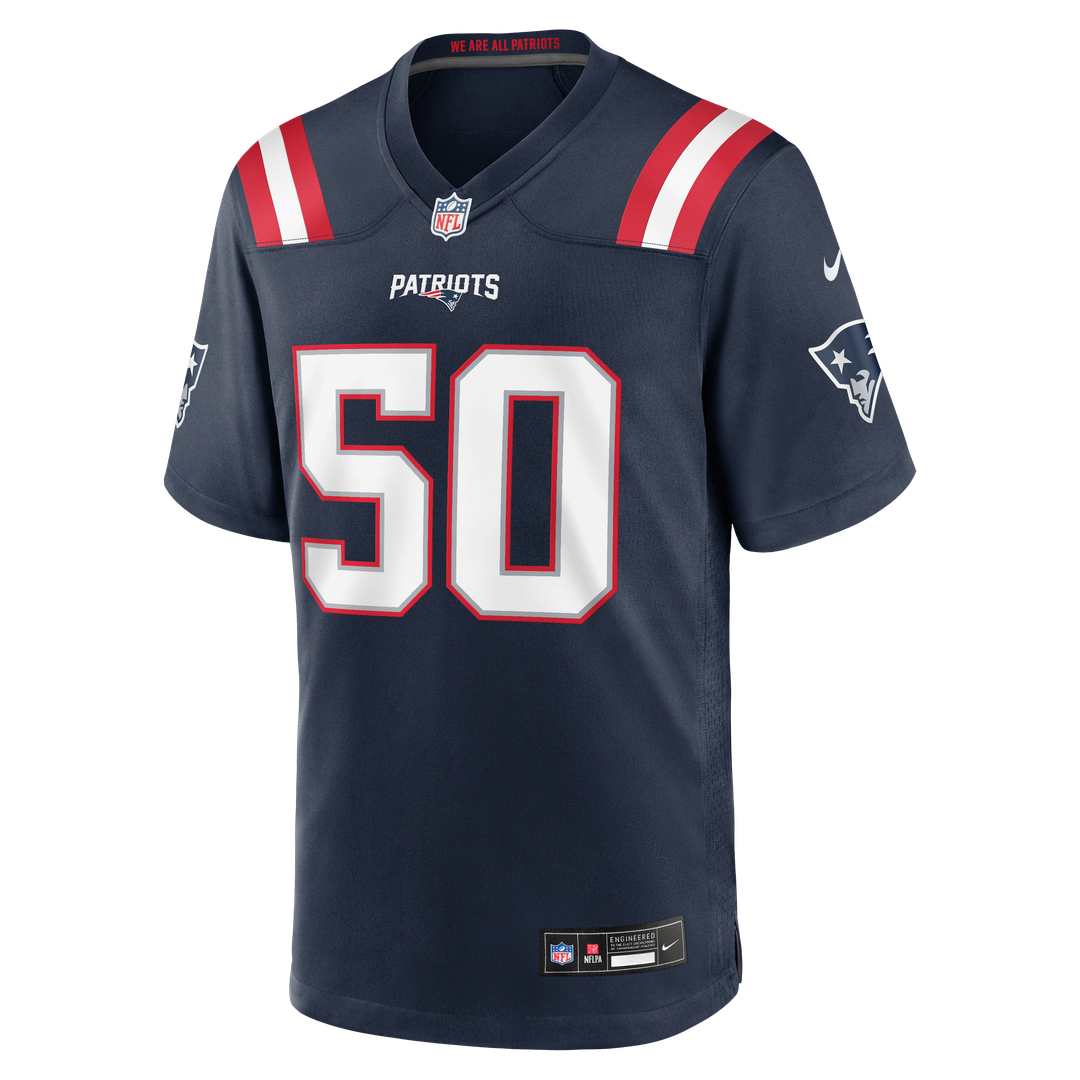 Men's New England Patriots Mike Vrabel Nike Navy Game Retired Player Jersey