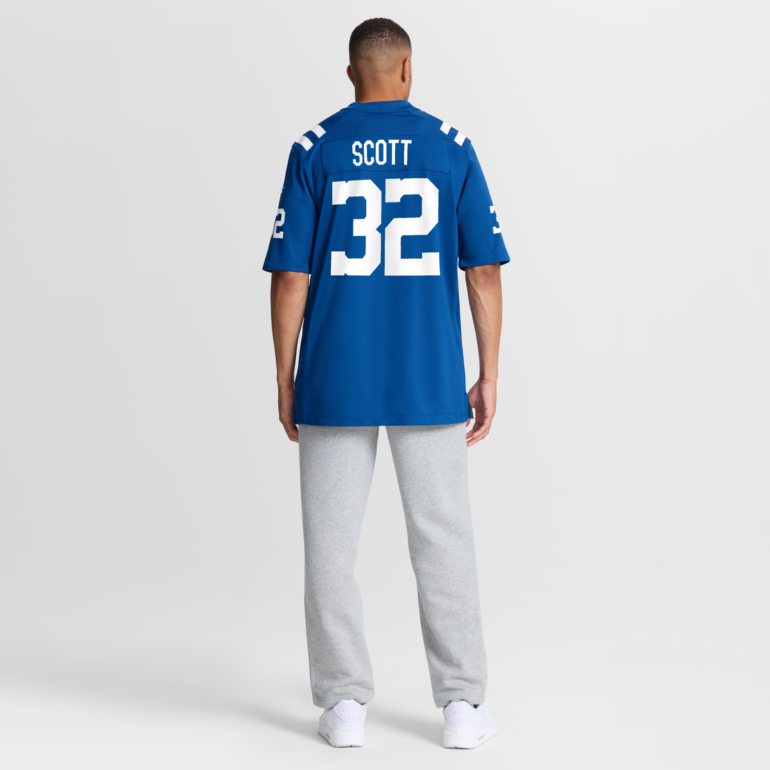 Men's Indianapolis Colts Daniel Scott Nike  Royal Team Game Jersey