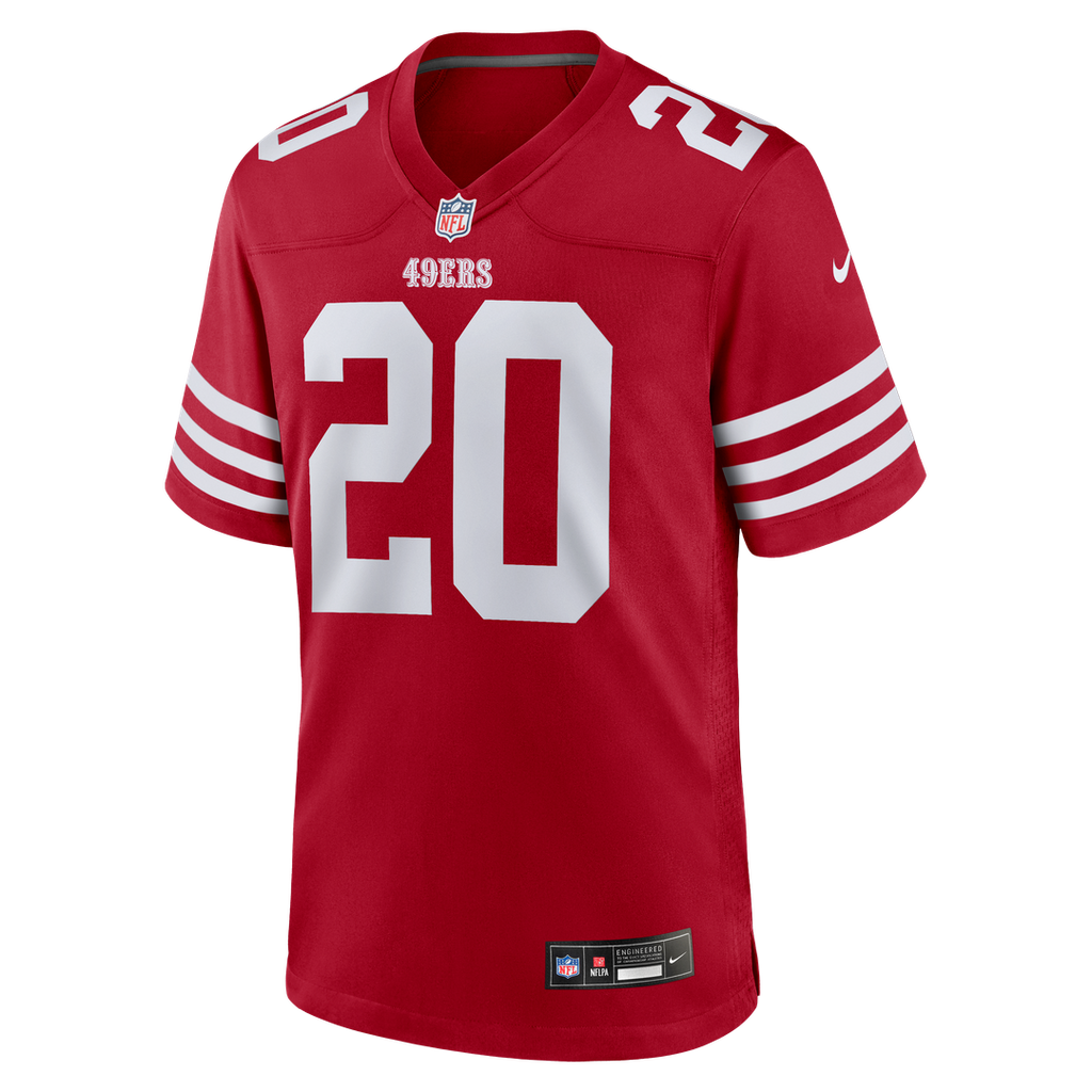 Men's San Francisco 49ers Upton Stout Nike  Scarlet Team Game Jersey