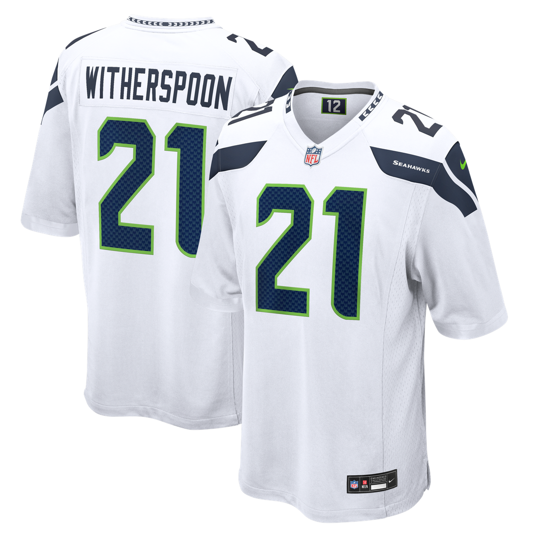 Men's Seattle Seahawks Devon Witherspoon Nike  College Navy  Game Jersey