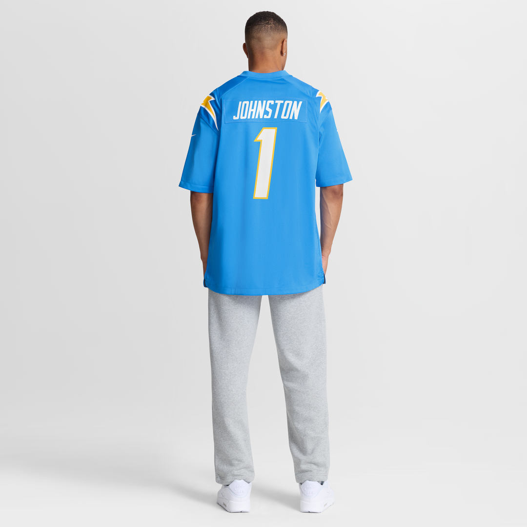 Men's Los Angeles Chargers Quentin Johnston Nike Powder Blue  Game Player Jersey