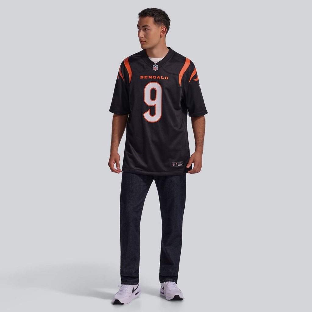 Men's Cincinnati Bengals Joe Burrow Nike Black Player Game Jersey