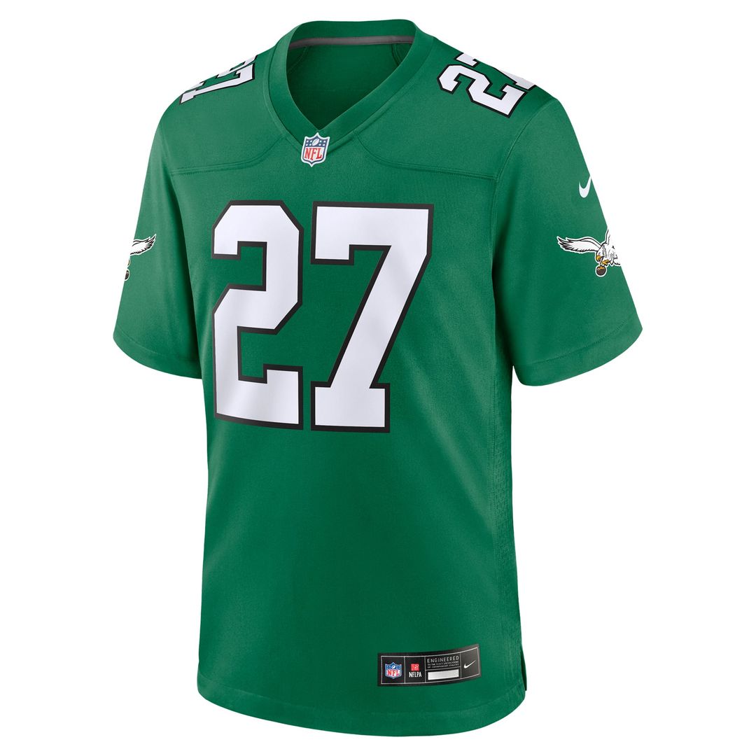 Men's Philadelphia Eagles Quinyon Mitchell Nike  Midnight Green Team Game Jersey
