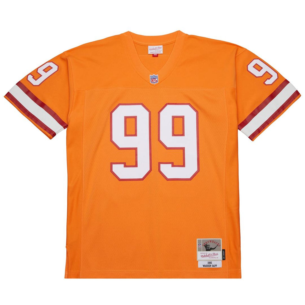 Men's Tampa Bay Buccaneers Warren Sapp Mitchell & Ness Red 2002 Legacy Replica Jersey