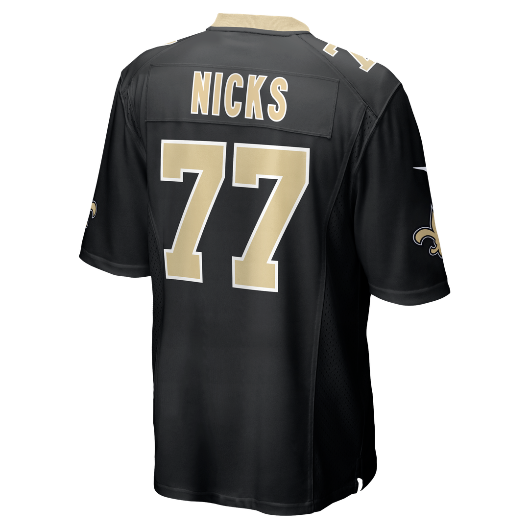 Men's New Orleans Saints Carl Nicks Nike Black Game Retired Player Jersey
