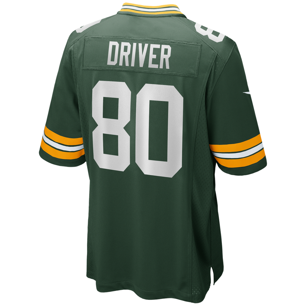 Men's Green Bay Packers Donald Driver Nike Green Game Retired Player Jersey
