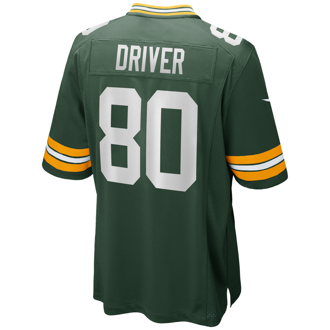 Men's Green Bay Packers Donald Driver Nike Green Game Retired Player Jersey