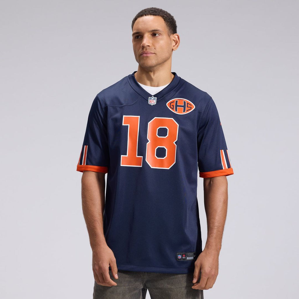 Men's Chicago Bears Caleb Williams Nike Navy 2026 Rivalries Collection Game Jersey