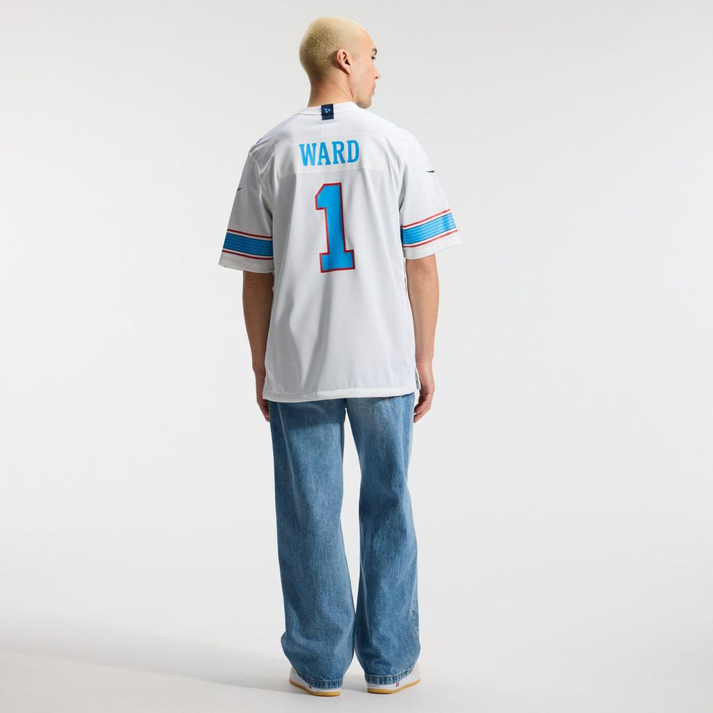 Men's Tennessee Titans Cameron Ward Nike Light Blue Game Jersey