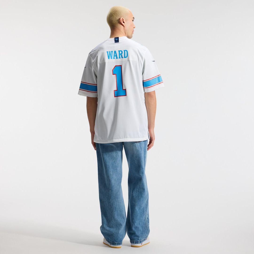 Men's Tennessee Titans Cameron Ward Nike Light Blue Game Jersey