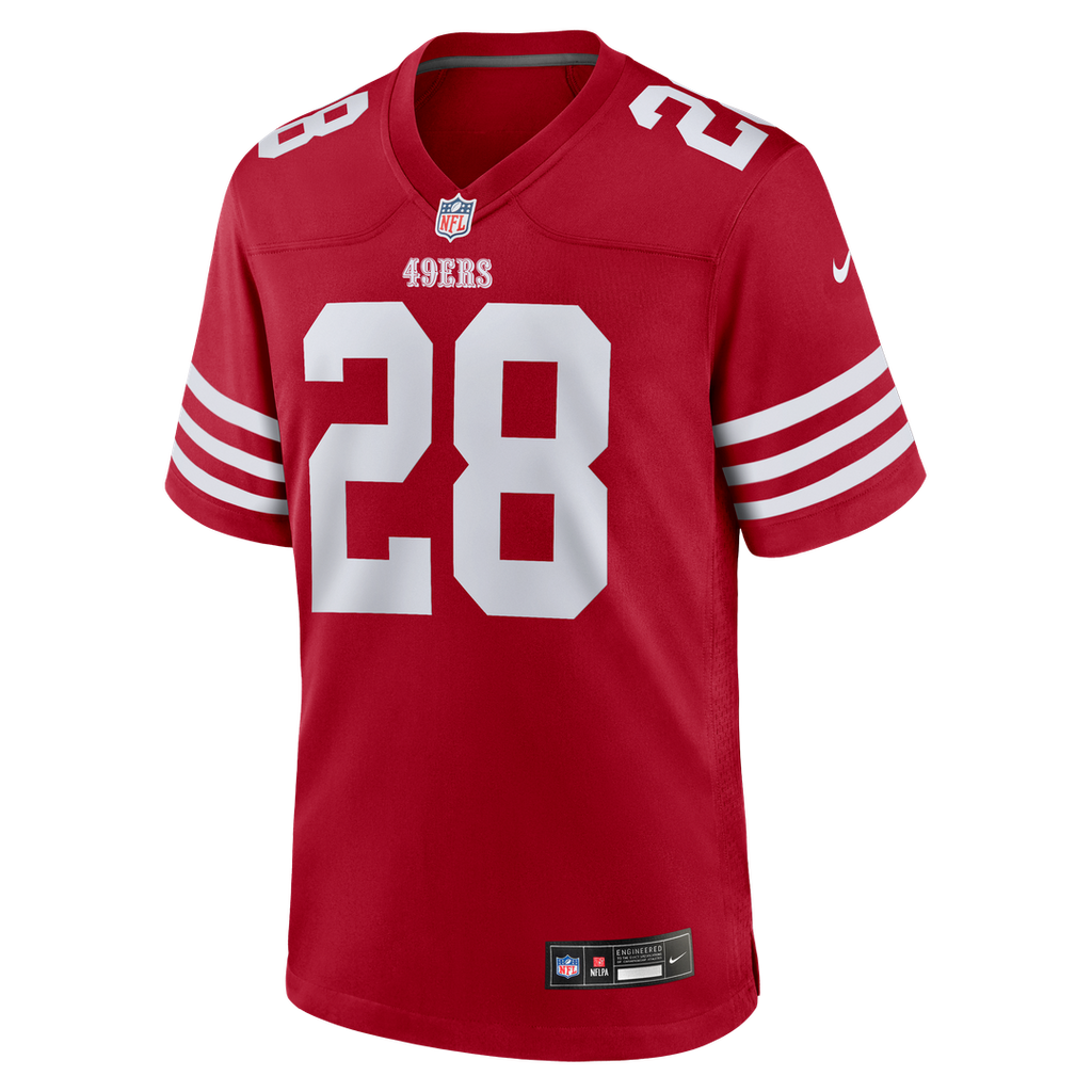 Men's San Francisco 49ers Darrell Luter Jr. Nike  Scarlet  Game Jersey