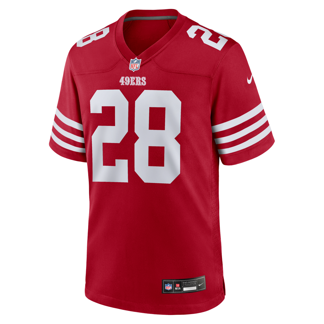 Men's San Francisco 49ers Darrell Luter Jr. Nike  Scarlet  Game Jersey