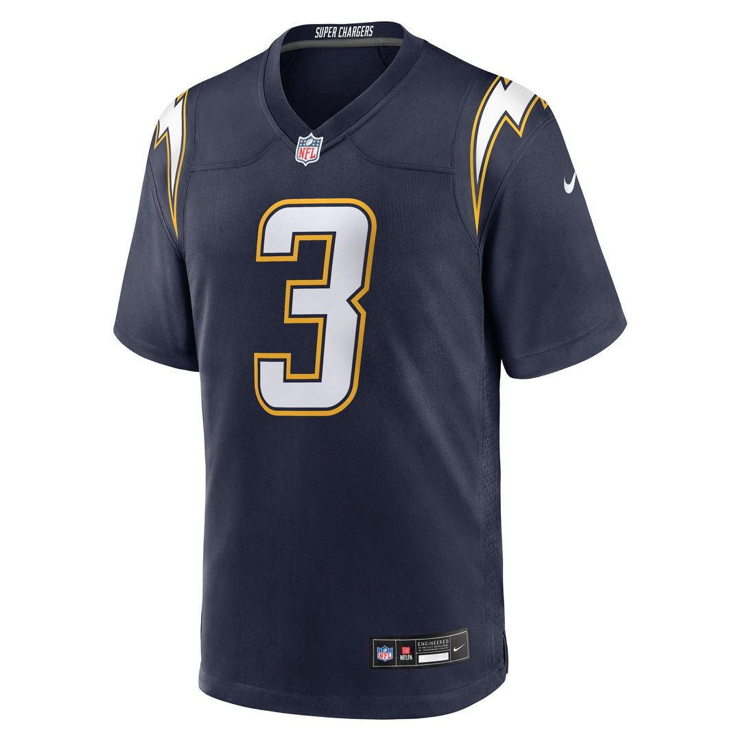 Men's Los Angeles Chargers Derwin James Jr. Nike Gold Alternate Charger Power Game Player Jersey